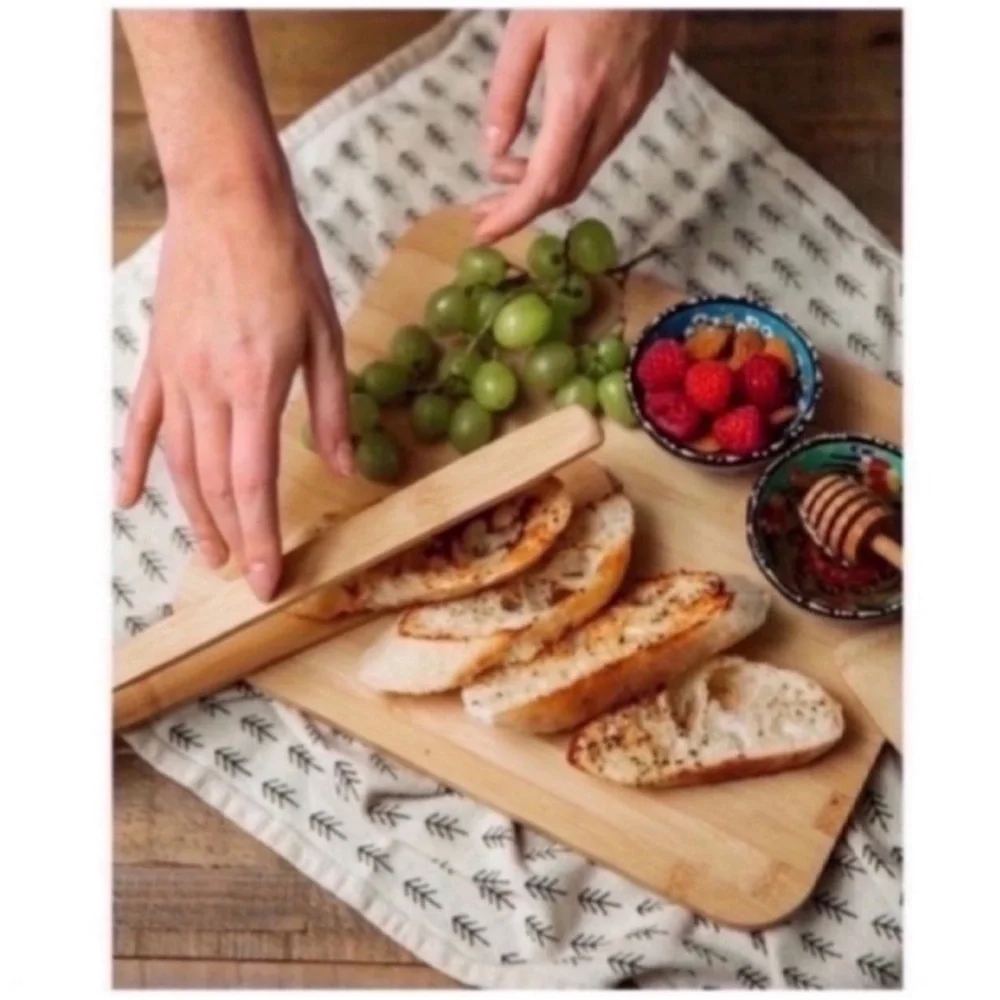 Bamboo 3-Piece Serving Set by Causebox Core